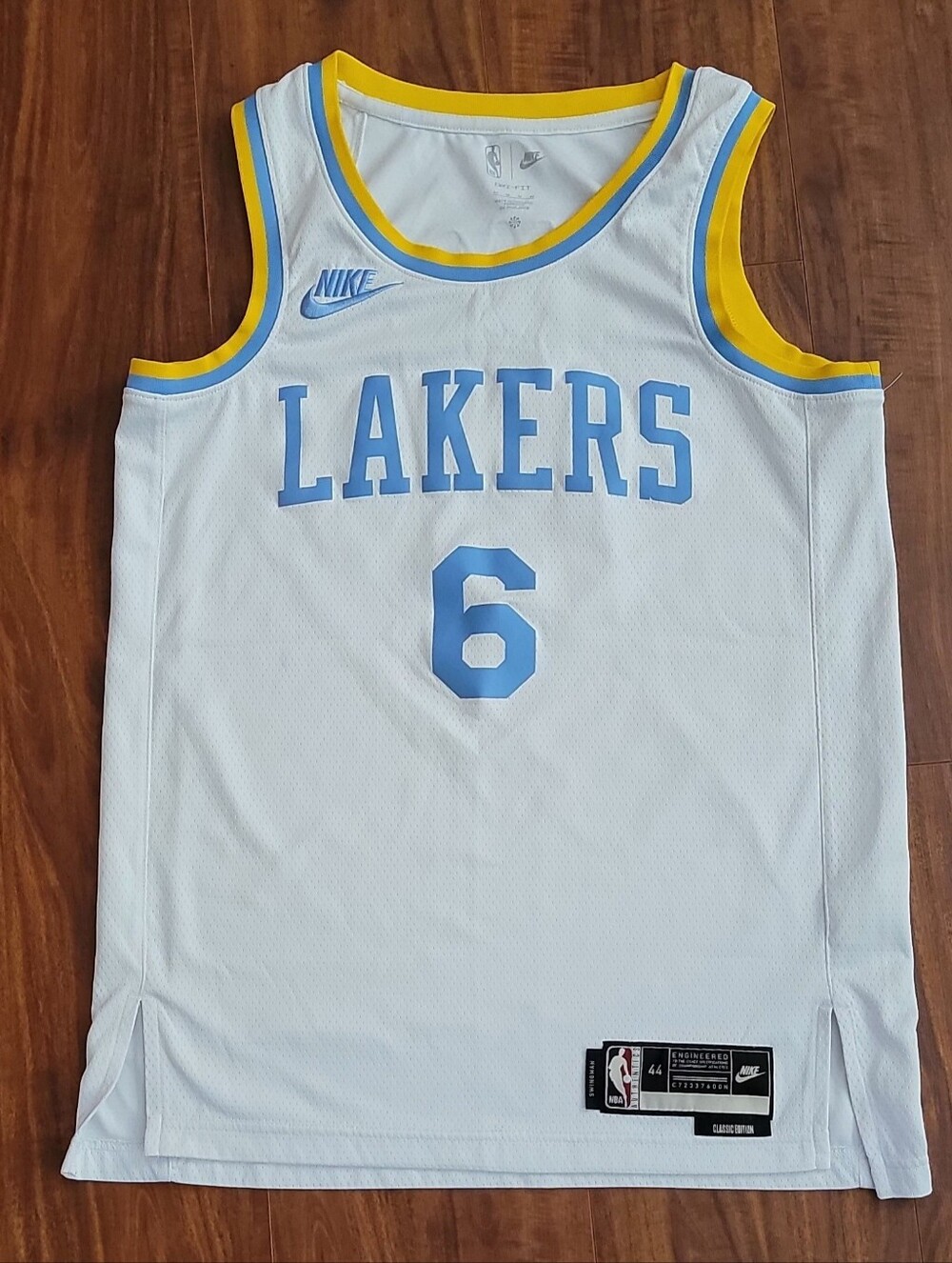 Nike LeBron James #6 LA Lakers/Minneapolis Classic Edition NBA Swingman JERSEY.